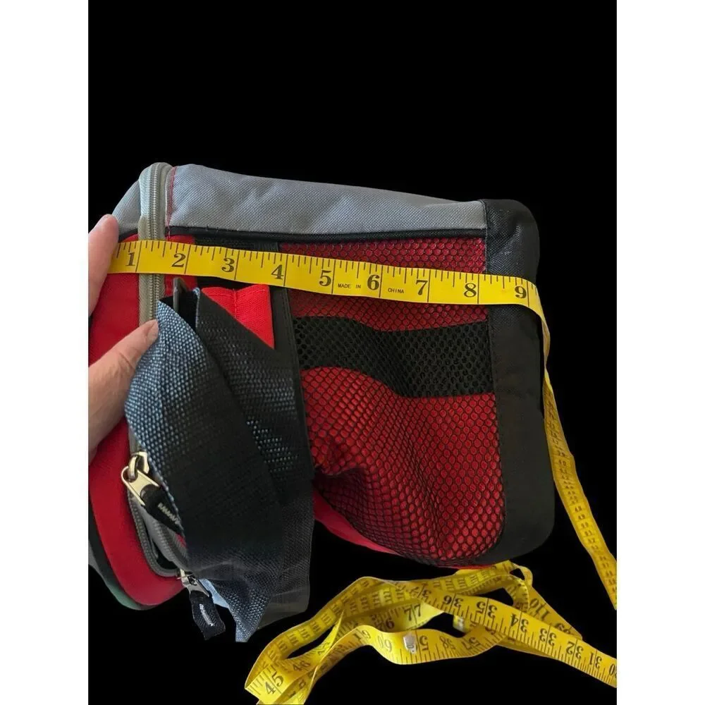 Coleman Red Gray Black Utah Utes Halftime Lunch Cooler Bag